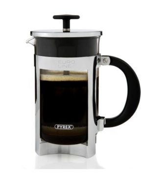 Euroline – Stainless Steel Glass Coffee Plunger French Press