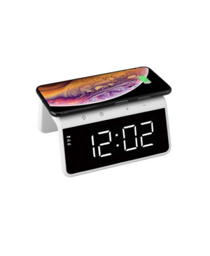 Wireless Charger with Dual Alarm Clock