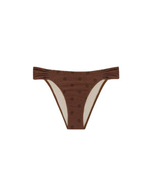 Peony Swimwear – Raisin Ruched Hi Line Pant