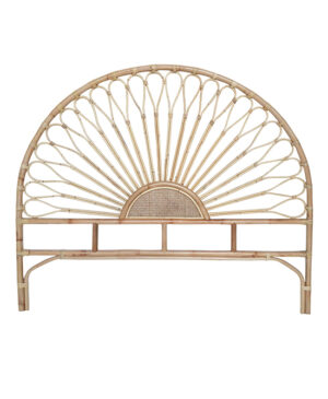 One World – Maui Arched Rattan Bedhead