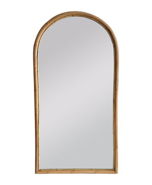 One World – Valla Arched Rattan Mirror